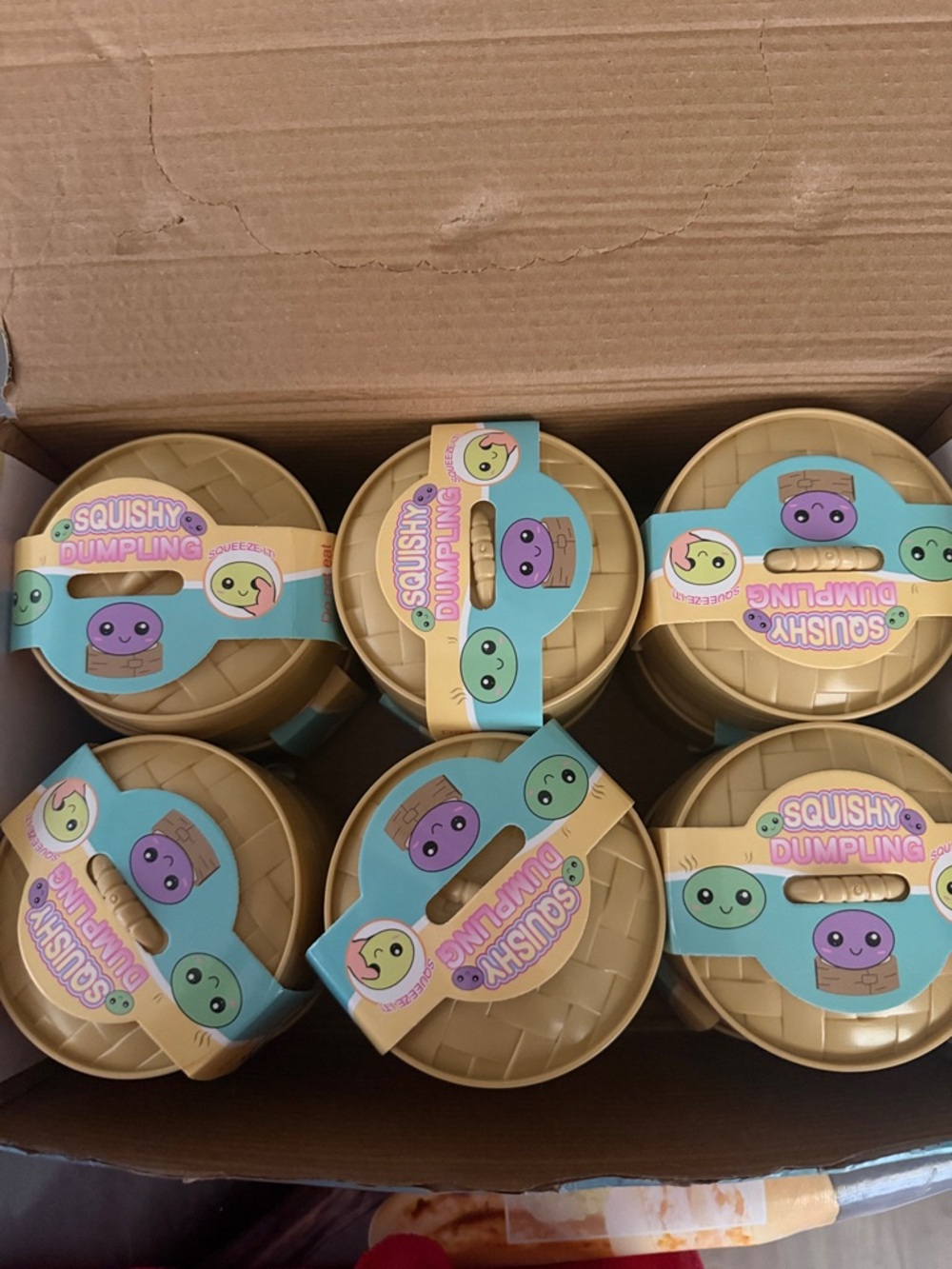 1 squishy dumpling , sensory fidget toy